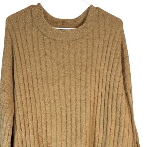 Aerie Ribbed Crew Neck Oversized Sweater Size M - Picture 2 of 4